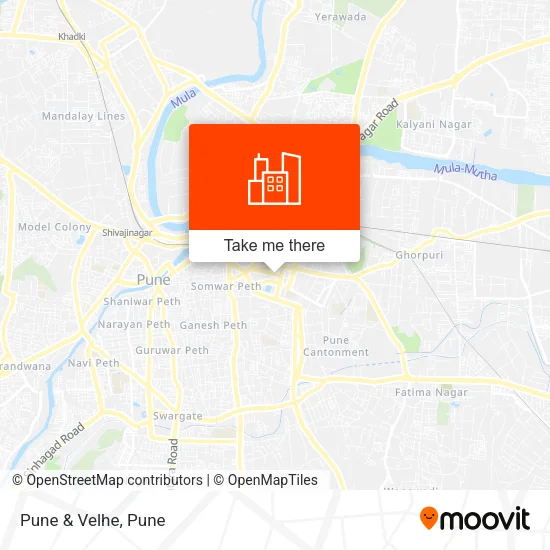 Pune & Velhe map