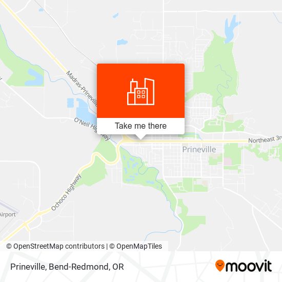 Mapa de Prineville