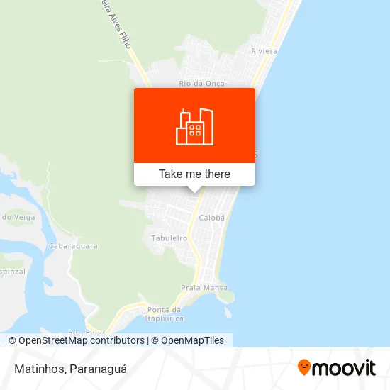 Matinhos map