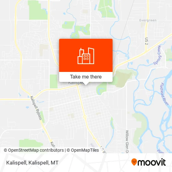 Kalispell map