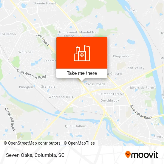 Seven Oaks map