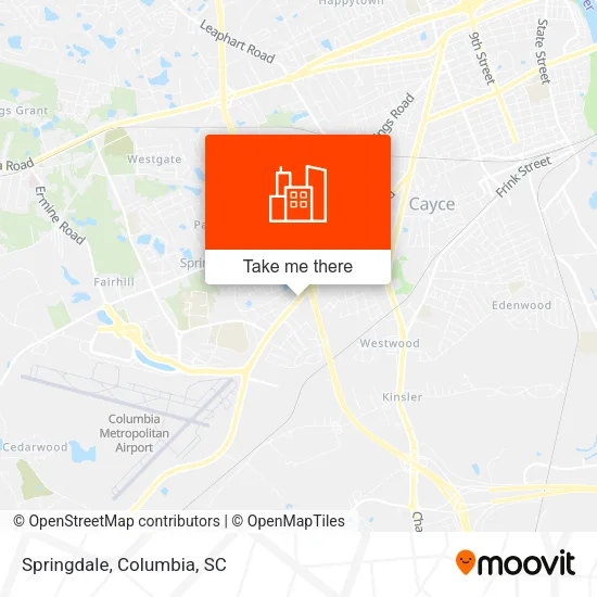 Springdale map