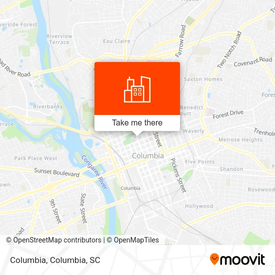 Columbia map