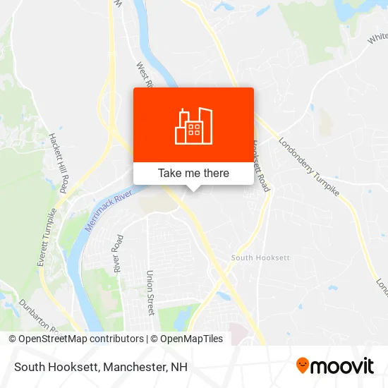 South Hooksett map