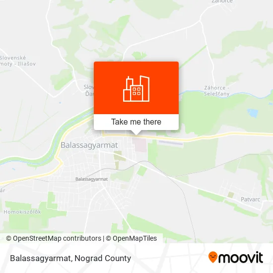 Balassagyarmat map