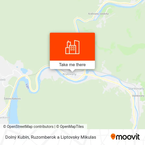 Dolný Kubín map
