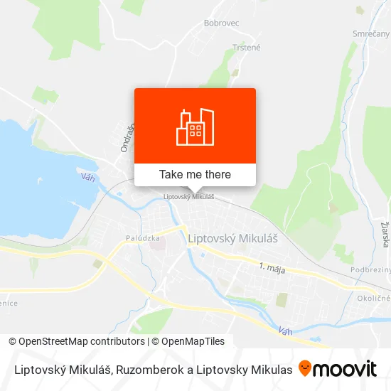 Liptovský Mikuláš map