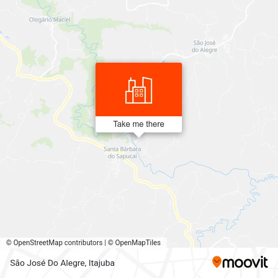 São José Do Alegre map