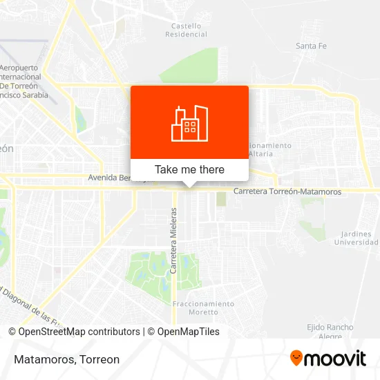 Matamoros map