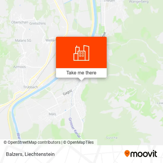 Balzers map