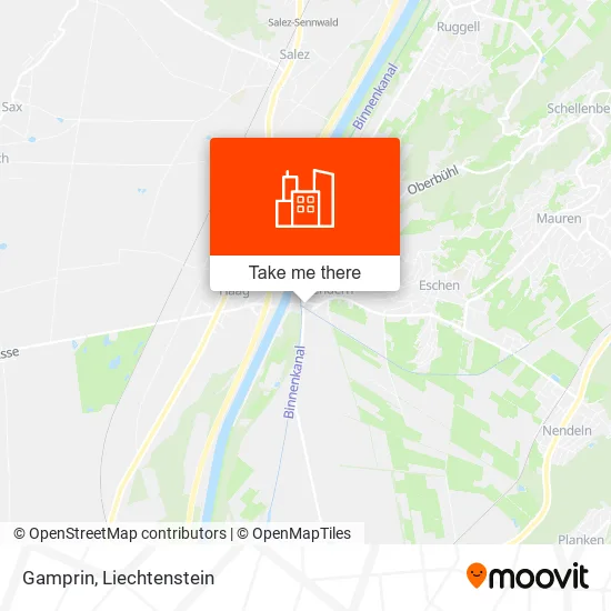 Gamprin map
