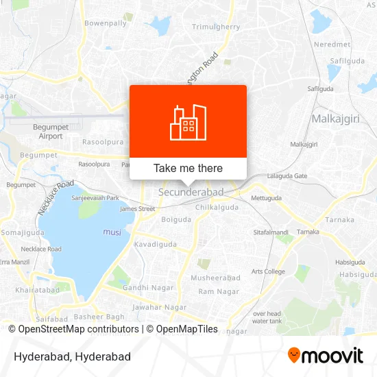 Hyderabad map