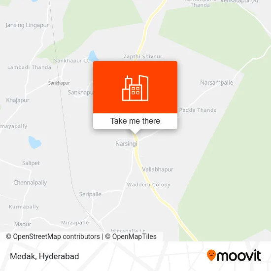 Medak map