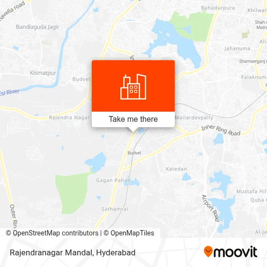 Rajendranagar Mandal map