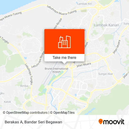 Berakas A map