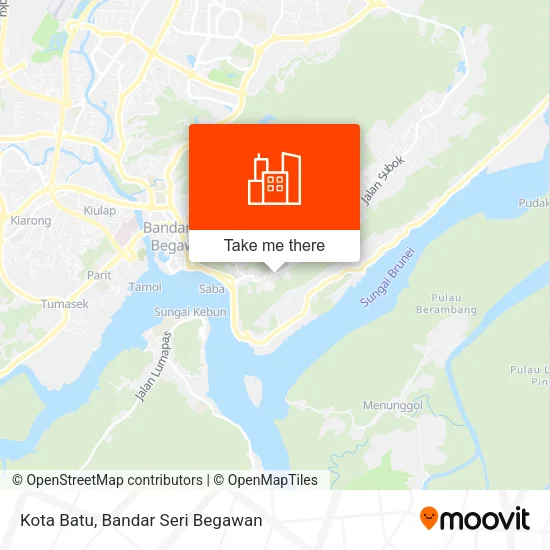 Kota Batu map