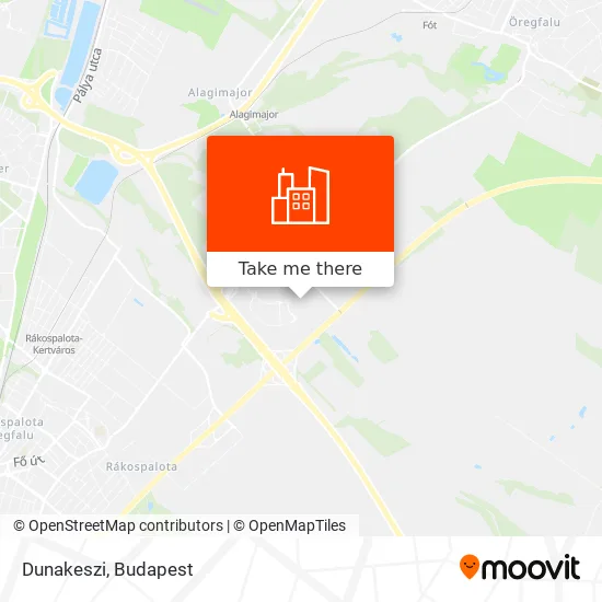 Dunakeszi map