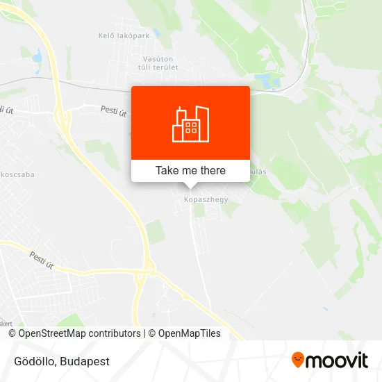 Gödöllo map