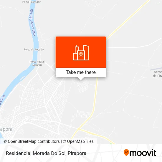 Residencial Morada Do Sol map
