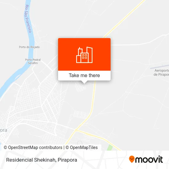Residencial Shekinah map