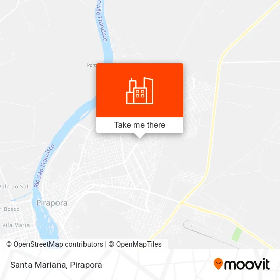 Santa Mariana map