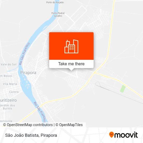 São João Batista map