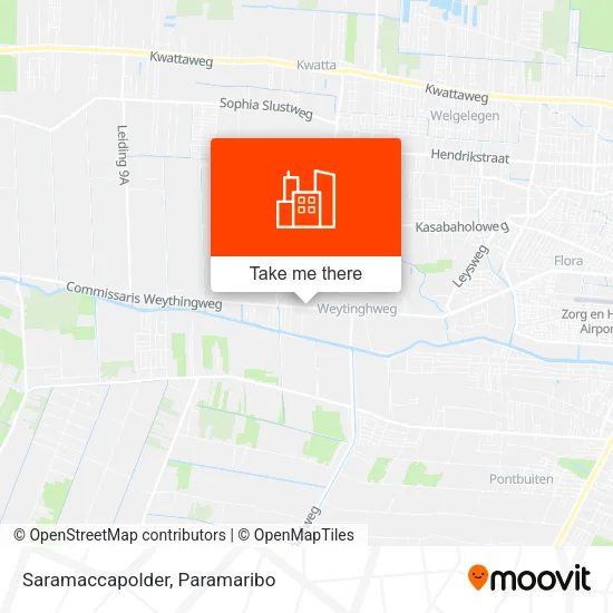 Saramaccapolder map