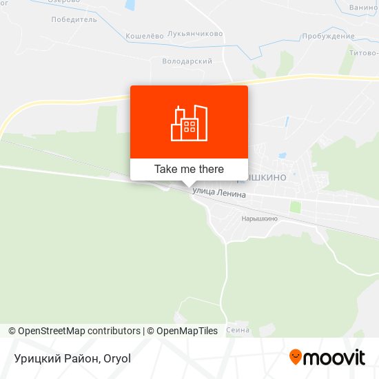 Урицкий Район map