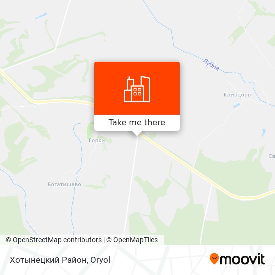 Хотынецкий Район map
