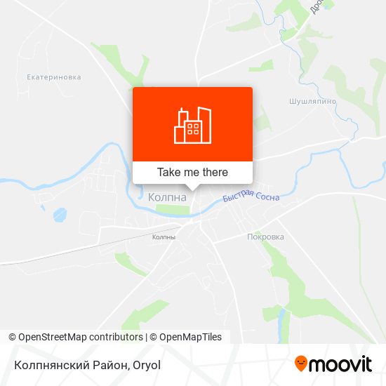 Колпнянский Район map