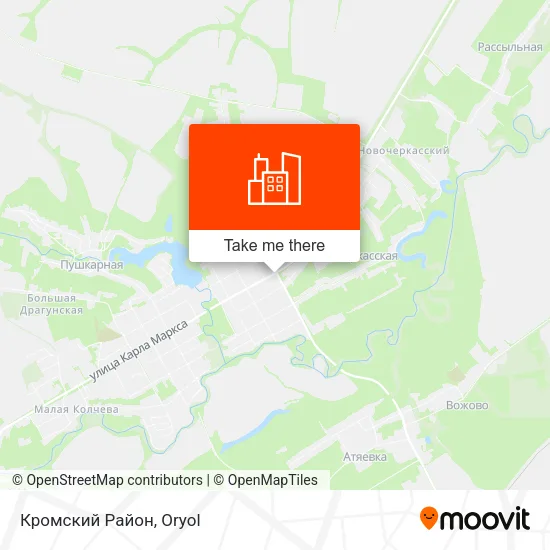 Кромский Район map