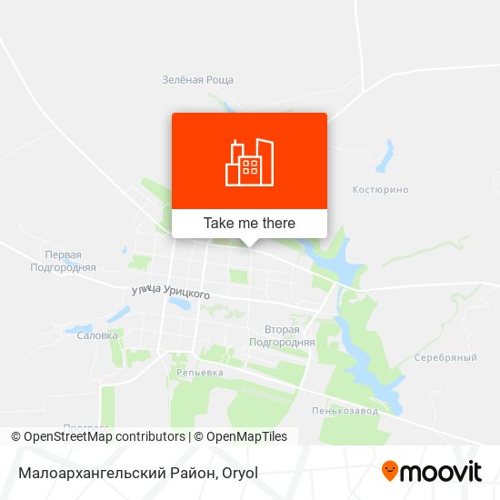Малоархангельский Район map