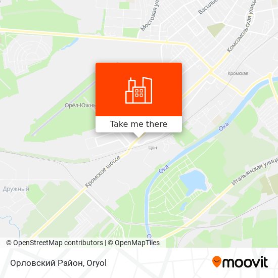 Орловский Район map