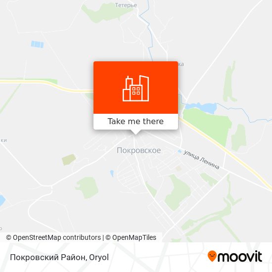 Покровский Район map