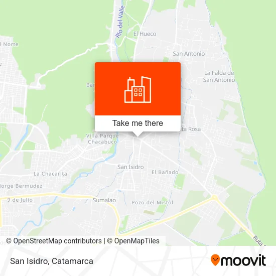 San Isidro map