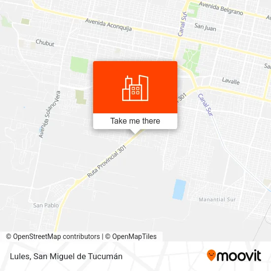 Lules map