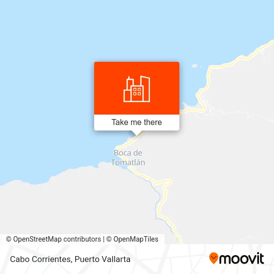 Cabo Corrientes map