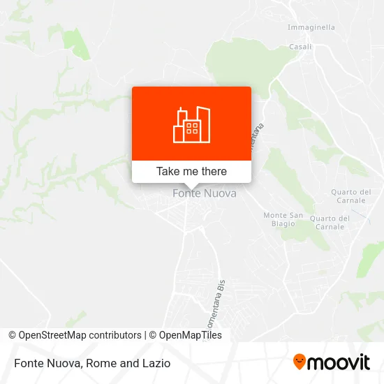 Fonte Nuova map