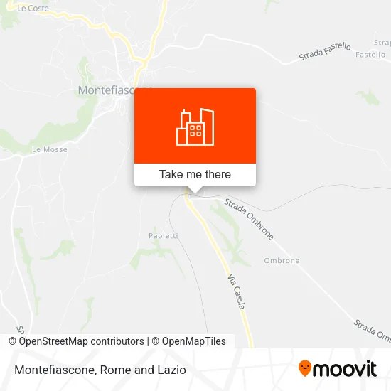 Montefiascone map