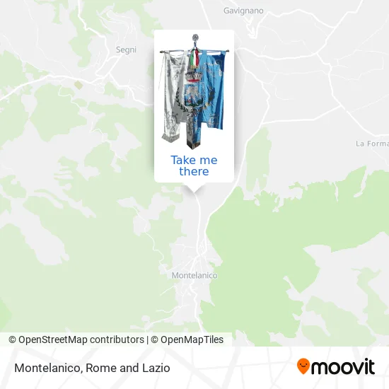 Montelanico map