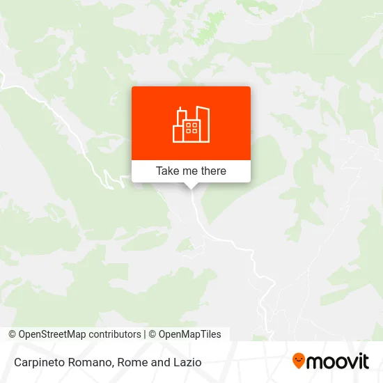 Carpineto Romano map