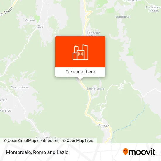 Montereale map