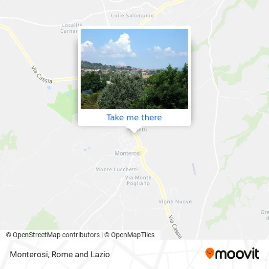 Monterosi map
