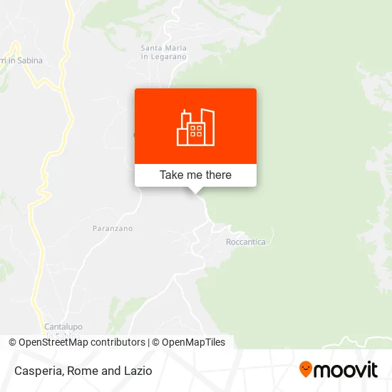 Casperia map