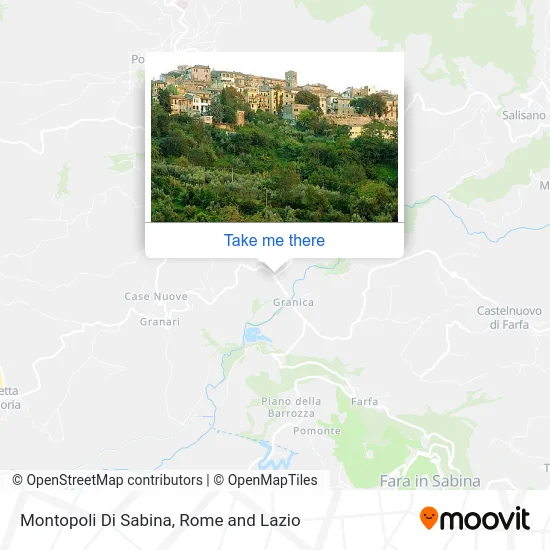 Montopoli Di Sabina map