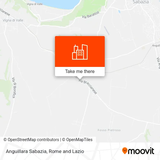 Anguillara Sabazia map