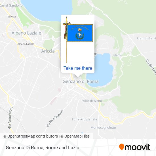 Genzano Di Roma map