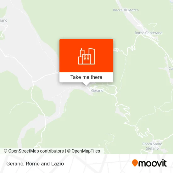 Gerano map