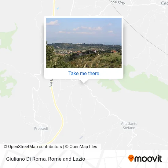 Giuliano Di Roma map