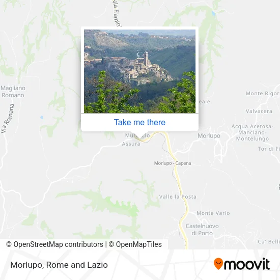 Morlupo map